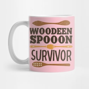 wooden spoon survivor Mug